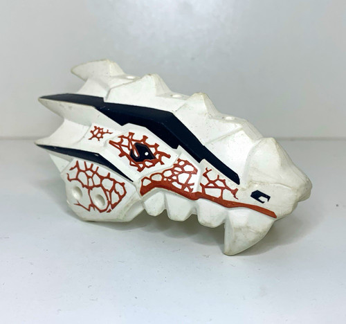 Lego white dragon head - lego, upper