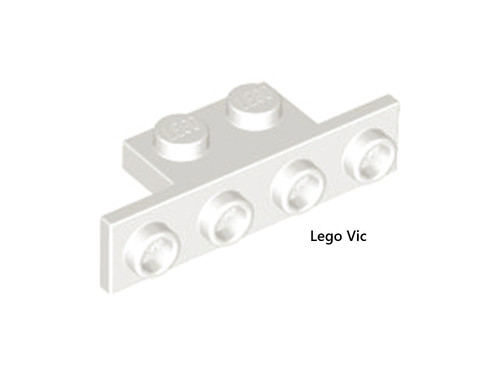 Lego 2436 x10 bracket white - lego,