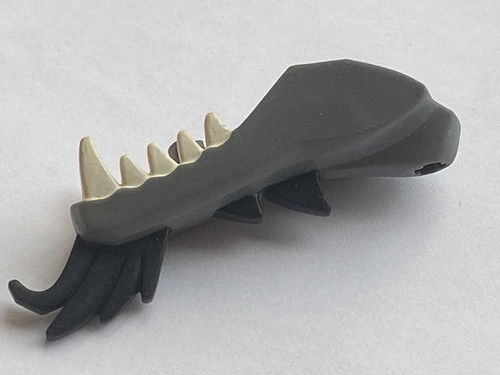 Lego dragon head - dragon, jaw